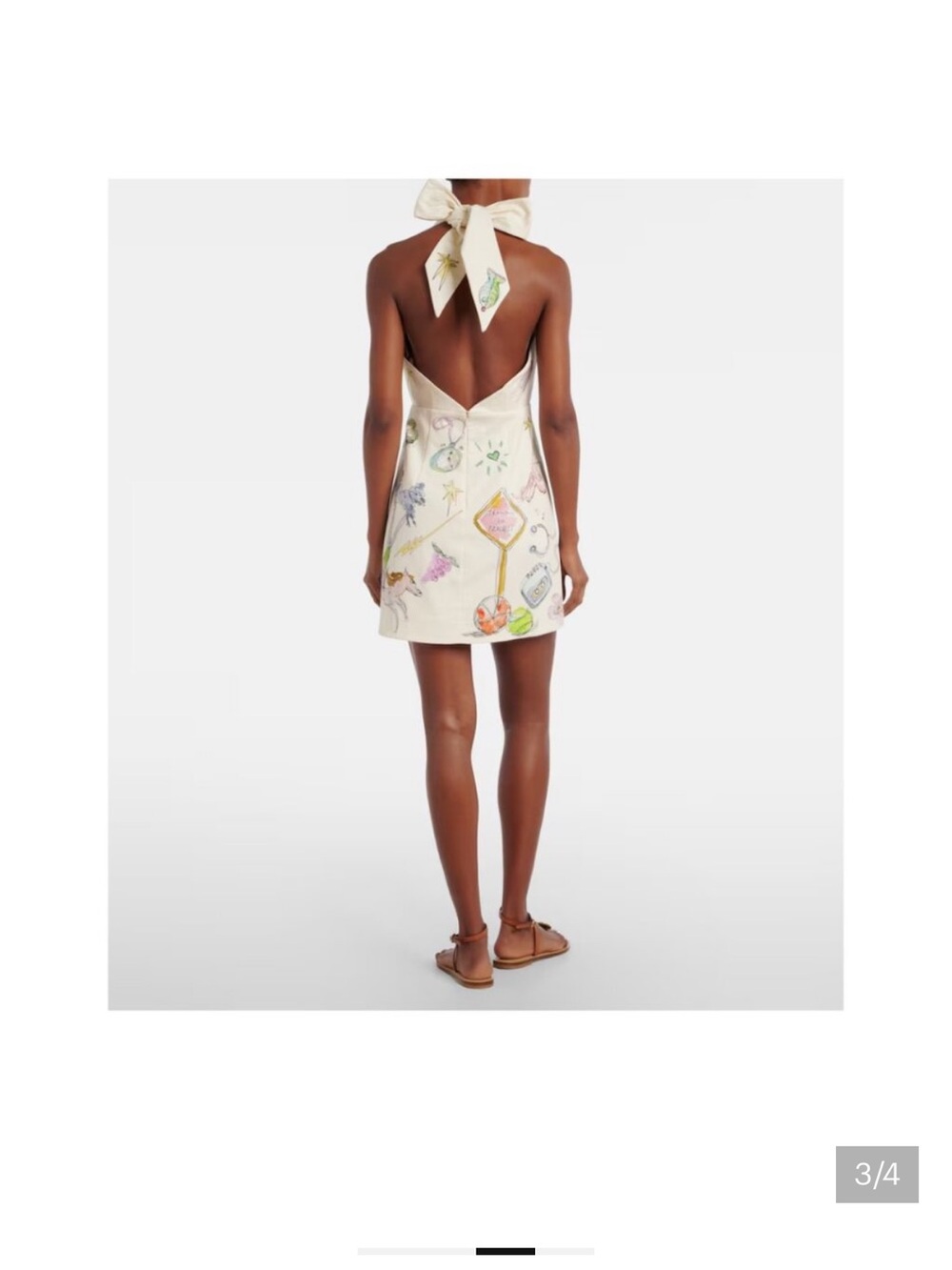 Alemais Court Mini Dress Halter - Picture 3 of 5